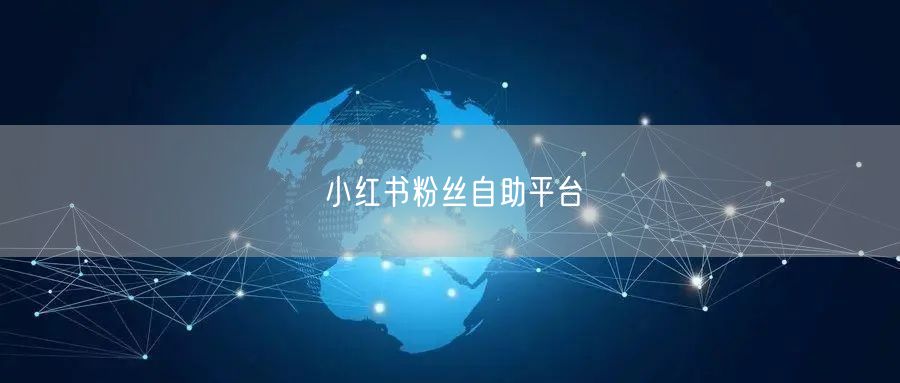 小红书粉丝自助平台