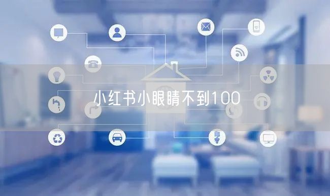 小红书小眼睛不到100
