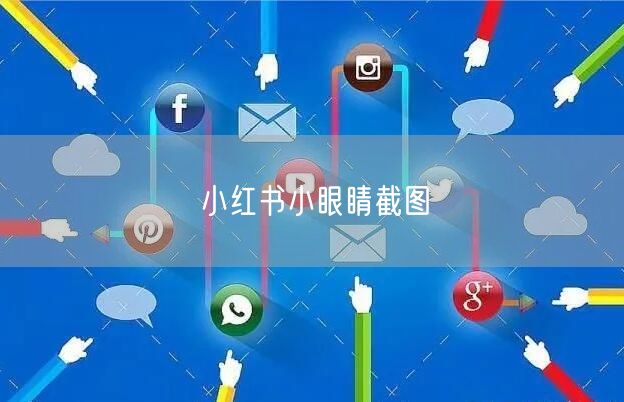 小红书小眼睛截图
