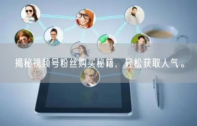 揭秘视频号粉丝购买秘籍，轻松获取人气。