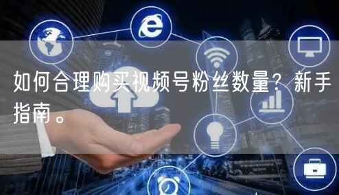如何合理购买视频号粉丝数量？新手指南。