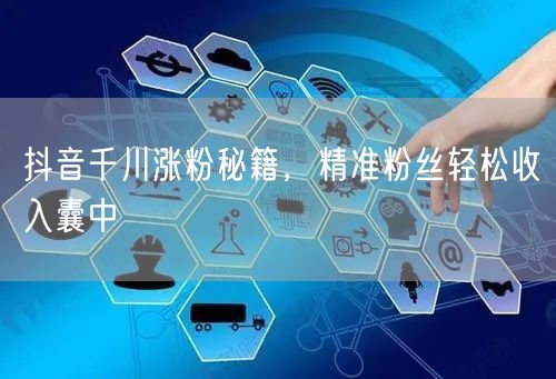 抖音千川涨粉秘籍，精准粉丝轻松收入囊中