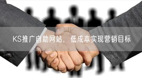 KS推广自助网站，低成本实现营销目标