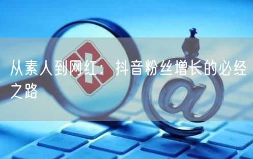 从素人到网红：抖音粉丝增长的必经之路