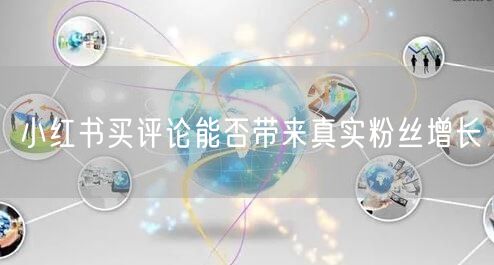 小红书买评论能否带来真实粉丝增长