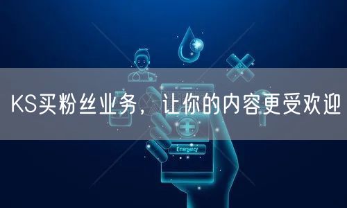 KS买粉丝业务，让你的内容更受欢迎
