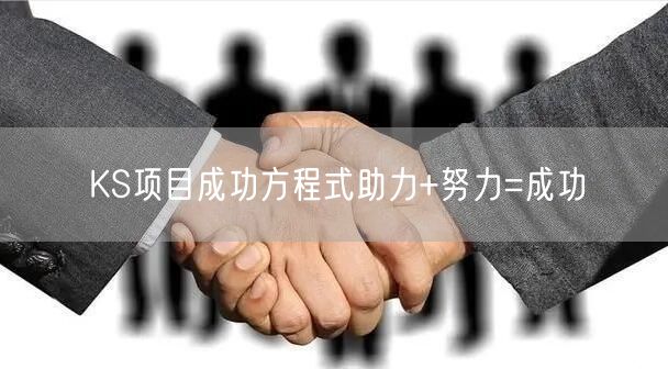 KS项目成功方程式助力+努力=成功