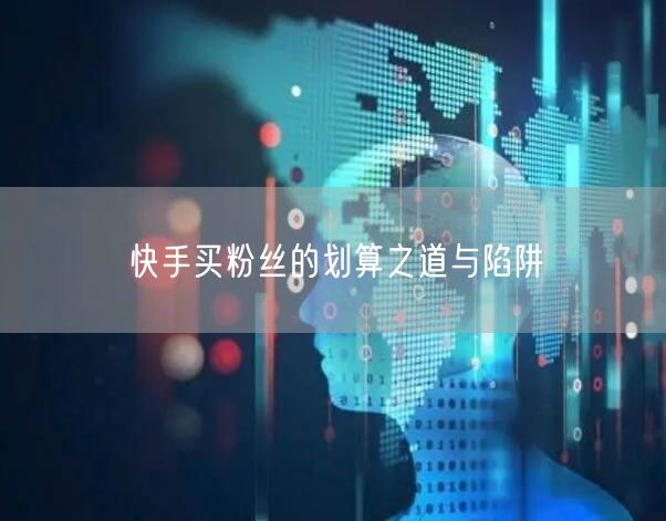 快手买粉丝的划算之道与陷阱
