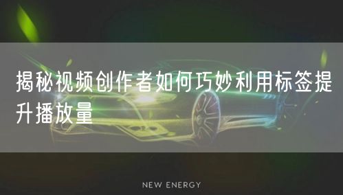揭秘视频创作者如何巧妙利用标签提升播放量