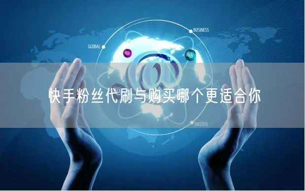 快手粉丝代刷与购买哪个更适合你