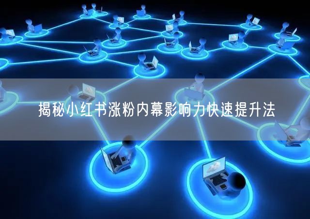 揭秘小红书涨粉内幕影响力快速提升法