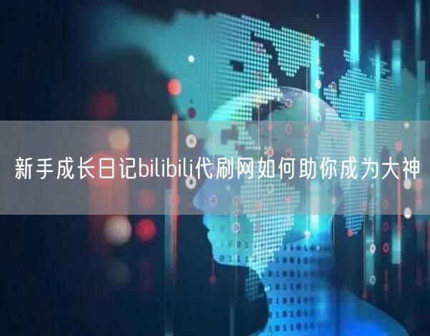 新手成长日记bilibili代刷网如何助