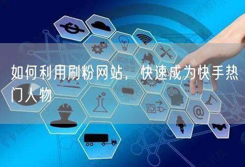 如何利用刷粉网站，快速成为快手热门人物